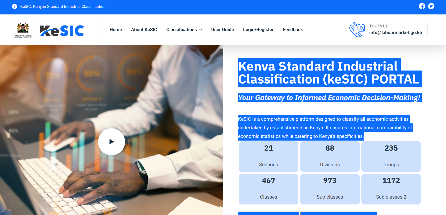 KeSIC Portal